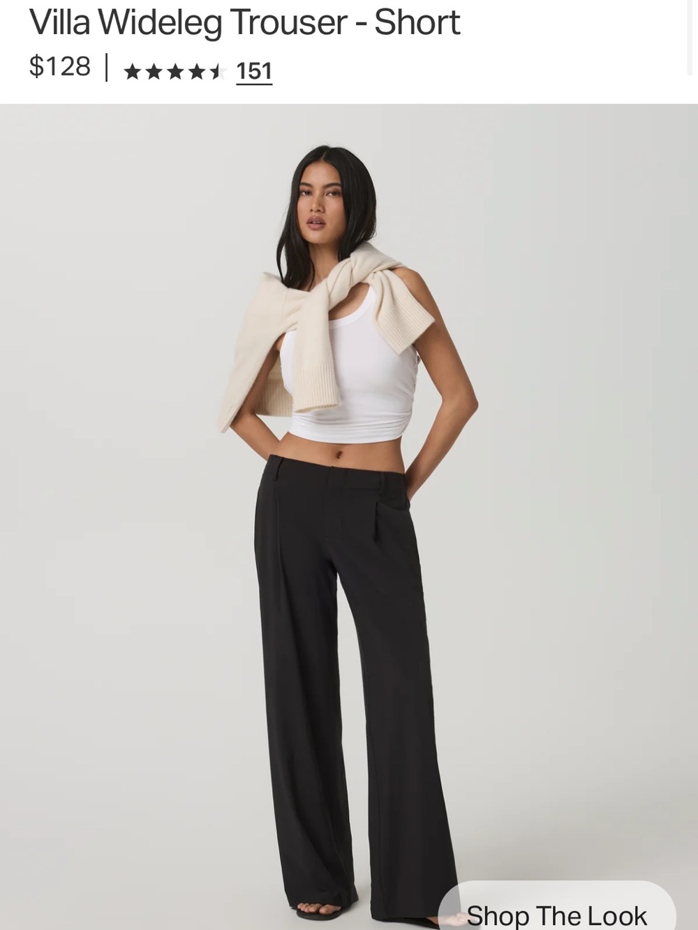 Vuori Villa Wide leg Trousers (short)